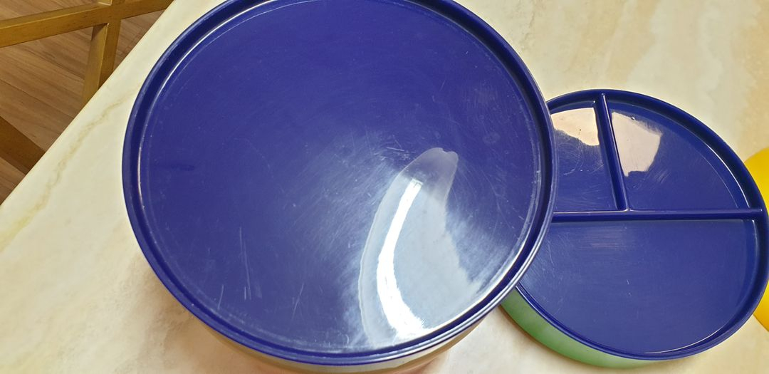 레트로 피크닉 도시락통--2