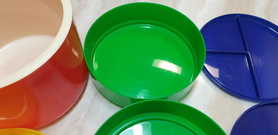 레트로 피크닉 도시락통--6