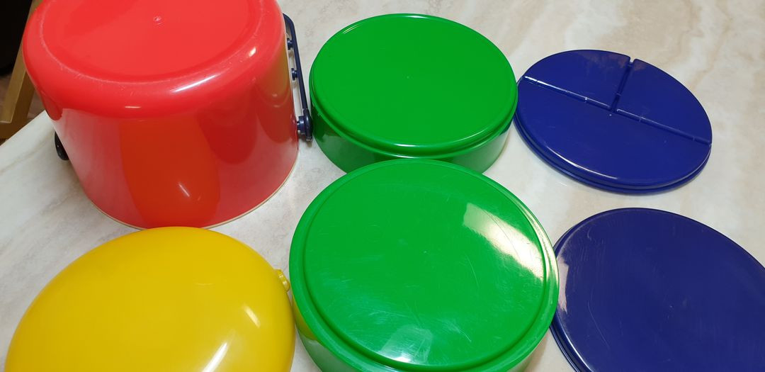 레트로 피크닉 도시락통--7