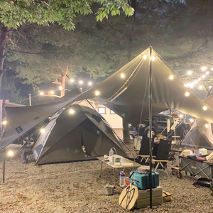 안나한330 텐트, 순정 그라운드 시트헤마타프 L 사이즈, X폴대 무광 블랙세트이도공감 헤마타프 L 전용 메쉬스크린