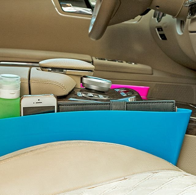 새 2개 파랑색 미용 용품 틈새 크랙 커버 미용실 의자 빈틈 이미지