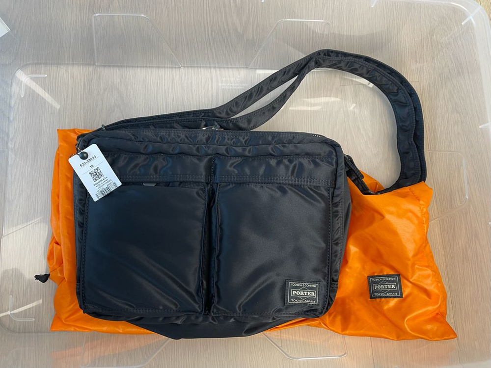 [새제품] 요시다 포터 올 뉴 탱커 슬링백 집 라지 블랙 622-08633--1