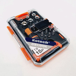 라쳇드라이버 DIY용품 수리용품 드라이버세트 티자드라이버 T자 15P