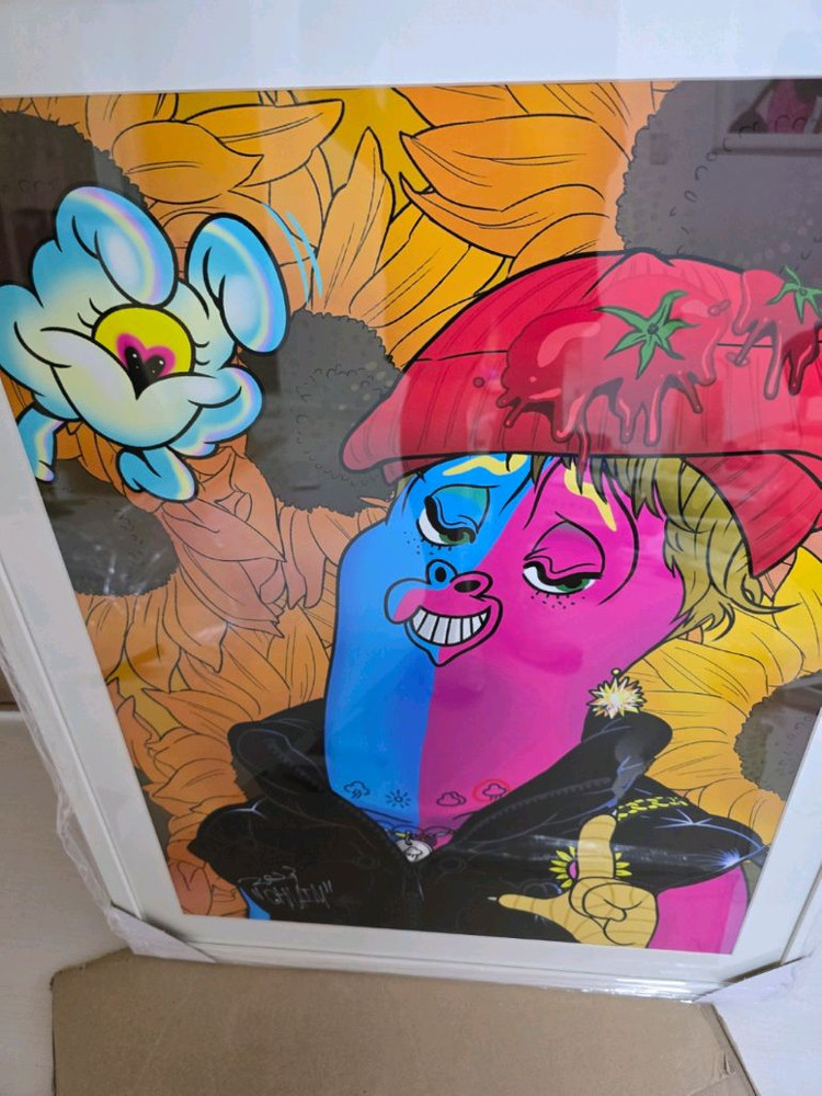 아티스트 송민호 [OHNIM] 치피 NFT 프로젝트 실물 아트피스 작품 액자 이미지