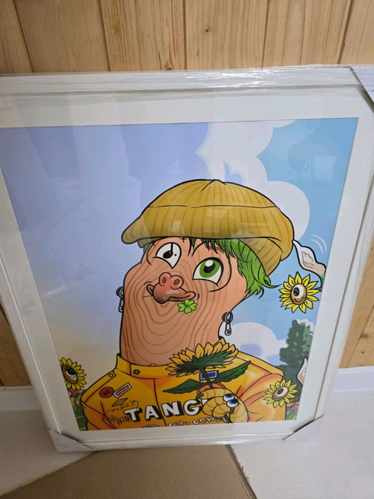 아티스트 송민호 [OHNIM] 치피 NFT 프로젝트 실물 아트피스 작품 액자 이미지