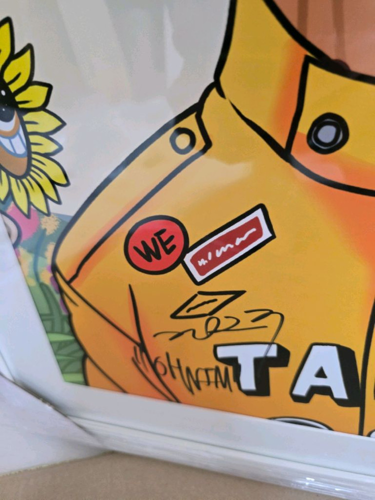 아티스트 송민호 [OHNIM] 치피 NFT 프로젝트 실물 아트피스 작품 액자 이미지