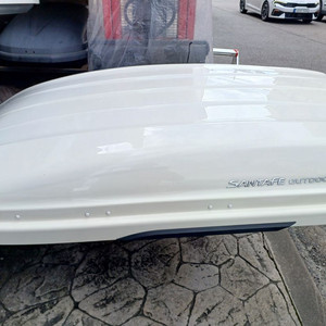 싼타페dm 코토 일체형 루프박스 화이트유광 이미지