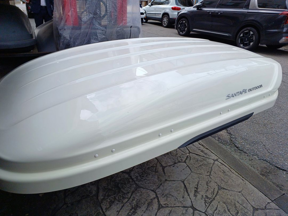 싼타페dm 코토 일체형 루프박스 화이트유광 이미지