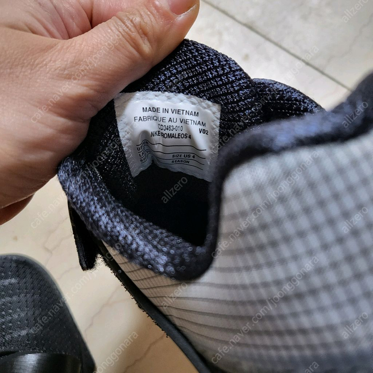 (마지막 가격) 나이키 로말레오4 올검 us4 사이즈 이미지