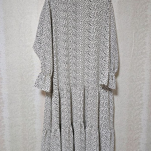 예쁜 도트 긴팔 원피스 임부복 빅사이즈 큰옷 이미지