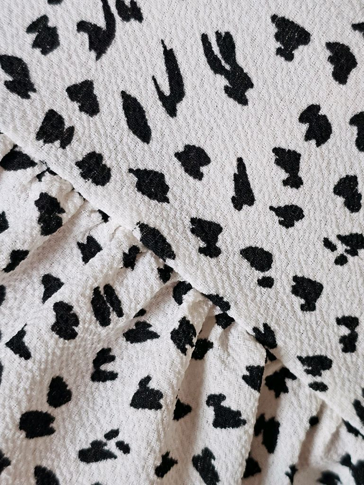 예쁜 도트 긴팔 원피스 임부복 빅사이즈 큰옷 이미지