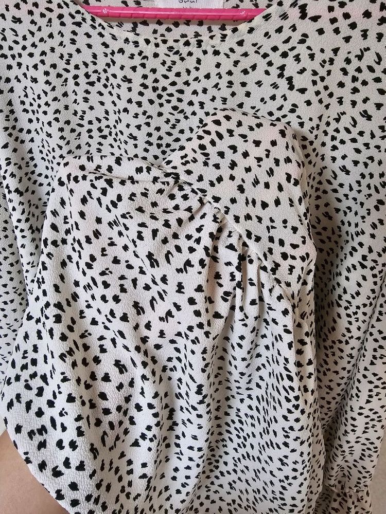 예쁜 도트 긴팔 원피스 임부복 빅사이즈 큰옷 이미지