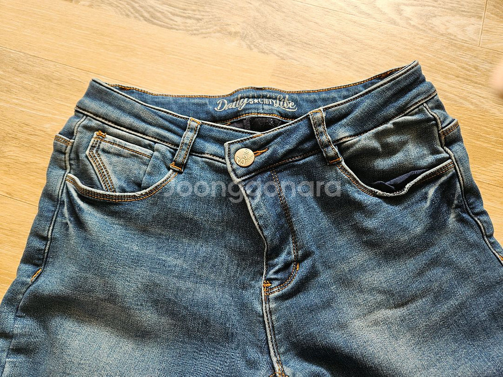 기모 안감 데님청바지 165--2