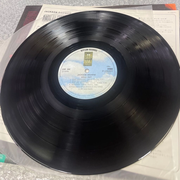 Jackson Browne / Hold Out 엘피 이미지
