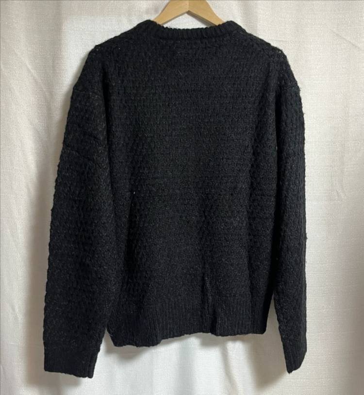 새상품 르마드 오버핏 투톤 와플 울 니트 L 이미지