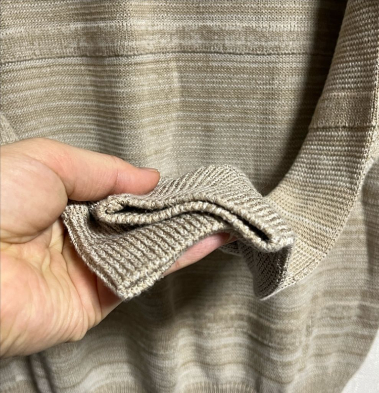 공용 인사일런스 그라데이션 와플 니트 스웨터 M 이미지