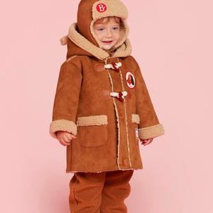 베베드피노 꽁뜨 무스탕 모자세트 100 (정가17.8) 이미지