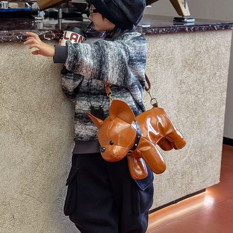 율이 강아지 모양 크로스백 이미지