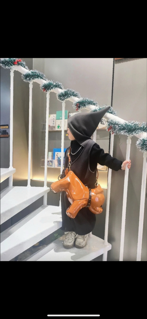 율이 강아지 모양 크로스백 이미지