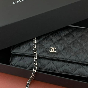 샤넬 woc 캐비어 은장