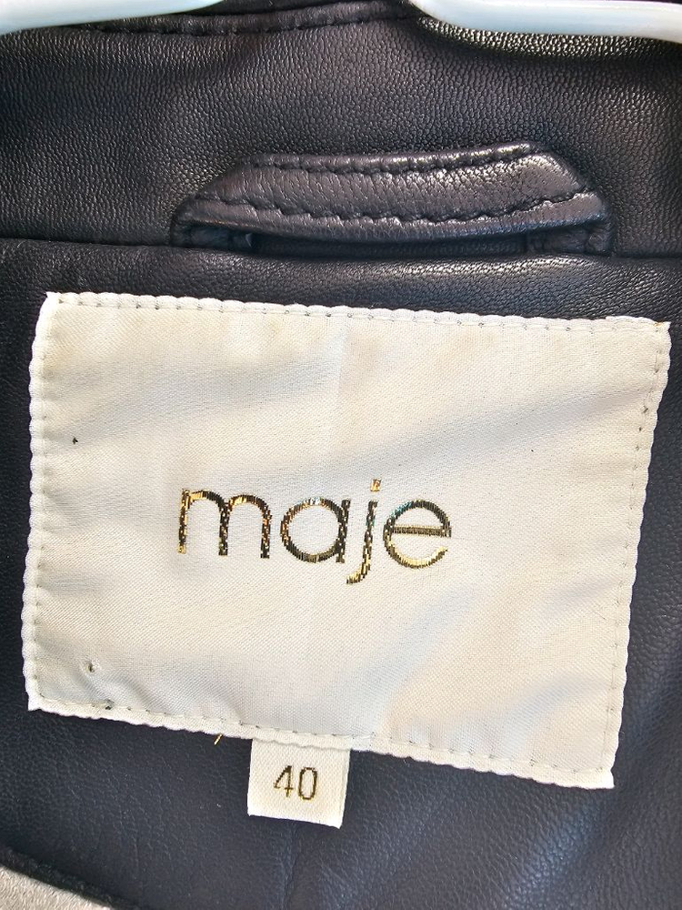 maje 마쥬 프린지 레더 재킷 이미지