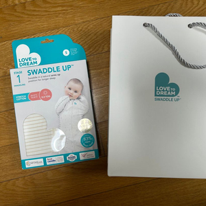 새상품 러브투드림 스와들업 라이트 s