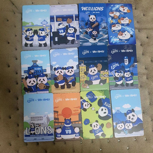 삼성라이온즈 바오패밀리 포카 뒷면 세트 일괄 판매삼성라이온즈 바오패밀리 포카 뒷면 세트 일괄 판매