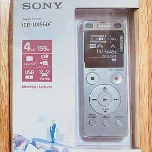 [새제품] 소니 ICD-UX560F 녹음기 새제품