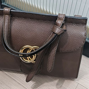 구찌 브라운 gg 마몬트 정품 탑핸들 가방 이미지
