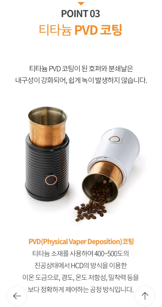 전동 커피 그라인더 이미지