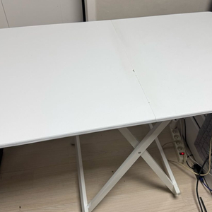 접이식 책상 화이트
