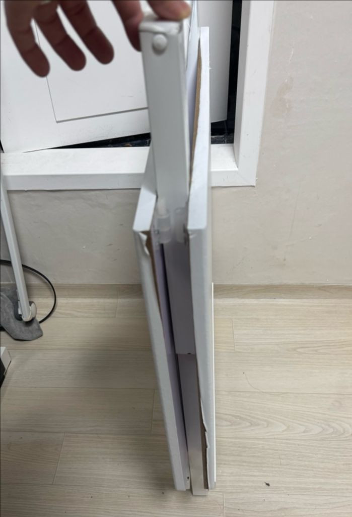 접이식 책상 화이트--1