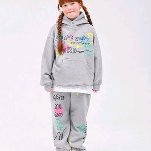 히로 컬러드로잉 조거팬츠 그레이 150