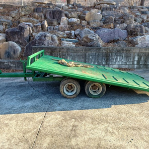 농업용 트랙터 플랫트레일러 이미지