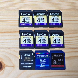 SD카드 4g 7개 + 8g 2개 일괄 판매