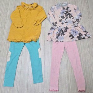 초등여아옷 원피스 바지 일괄 140