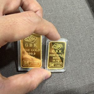 금거래소 정품 GBK 순금 골드바 15돈 이미지