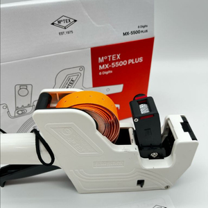 모텍스 가격표시기 MX-5500 PLUS 6열 핸드라벨기 MOTEX+전용라벨지
