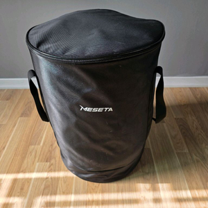 메세타 블랙원형 화목난로 가방 2개 이미지