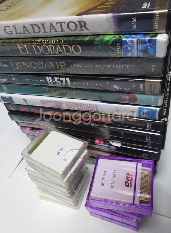 # 수입정품 DVD타이틀+ 자막팩+ 자막기 #--1