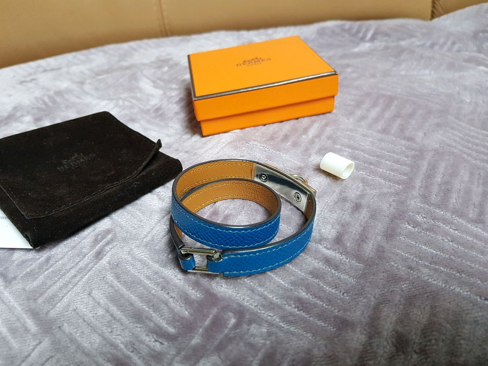 에르메스 리발 더블투어 팔찌--2