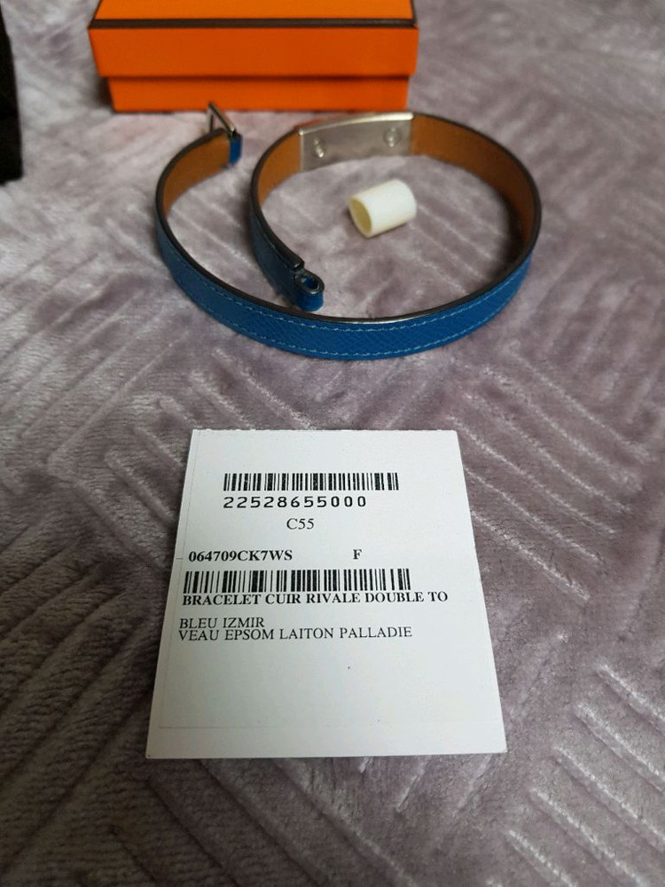 에르메스 리발 더블투어 팔찌--5
