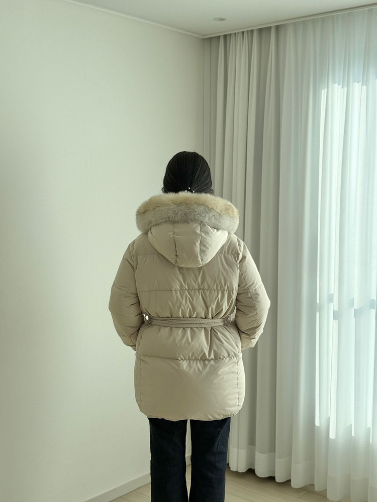 듀엘(DEWL) 여성 덕다운 패딩 아이보리 (가격포기)--1