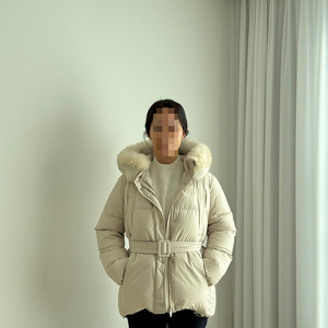 듀엘(DEWL) 여성 덕다운 패딩 아이보리 (가격포기)