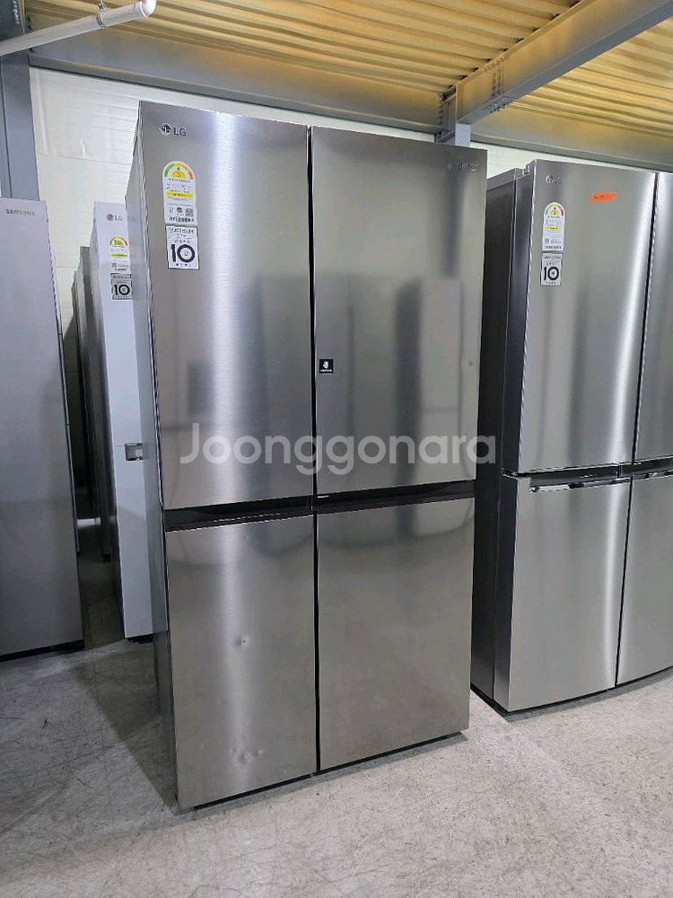 무료배송설치, 2022년, 엘지 652리터 양문형냉장고--1