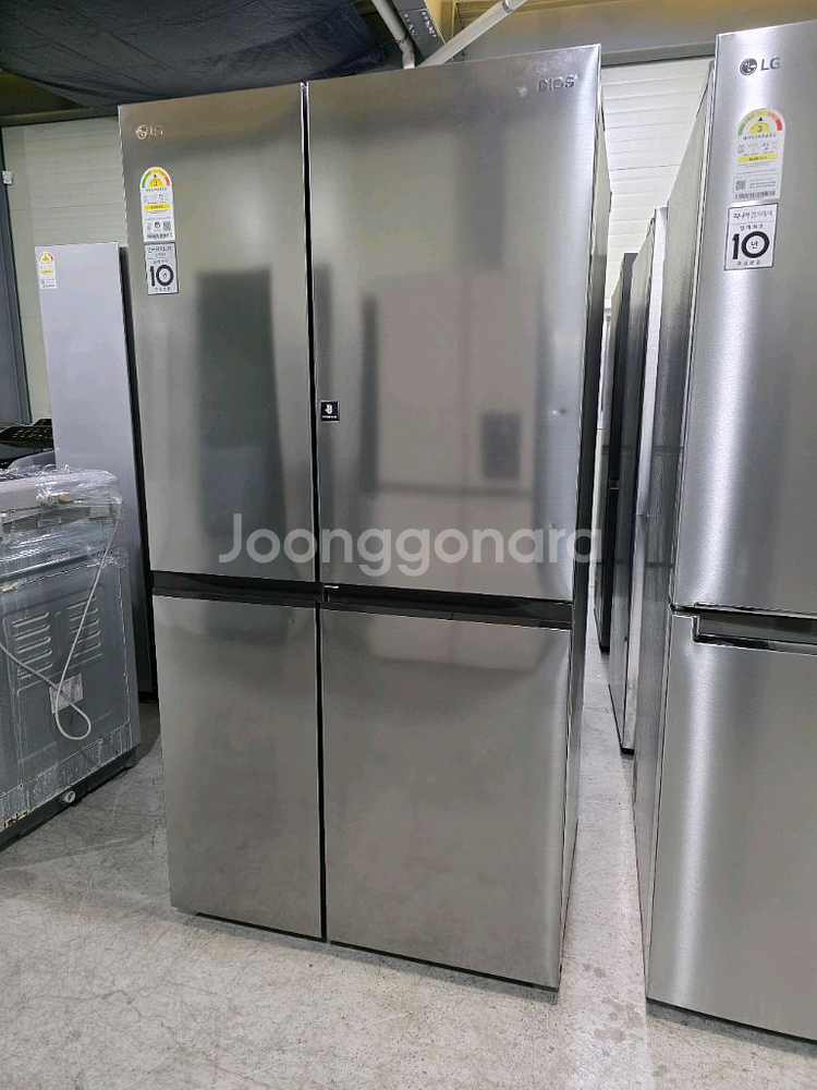 무료배송설치, 2022년, 엘지 652리터 양문형냉장고--2