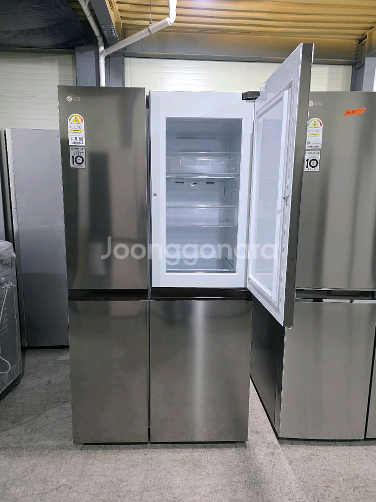 무료배송설치, 2022년, 엘지 652리터 양문형냉장고--3