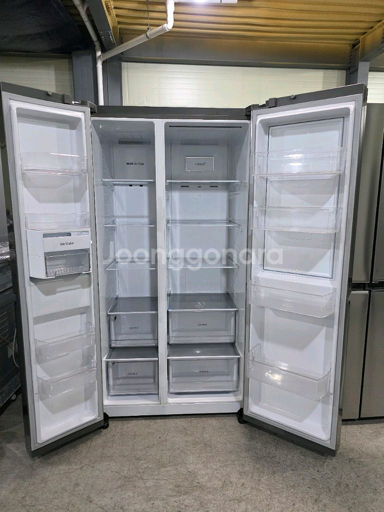 무료배송설치, 2022년, 엘지 652리터 양문형냉장고--4