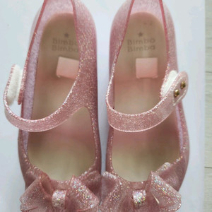 빔보빔바 핑크 글리터 여아구두 슈즈 180