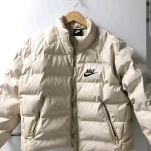 나이키 아이콘플레쉬 유광 크림패딩